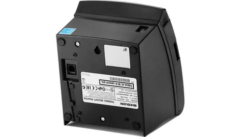 Vista 3 de BIXOLON Bixolon SRP-350PLUSIIICOSG - Impresora térmica con fuente de alimentación y cable USB, serie/USB/Ethernet, negro, pequeña