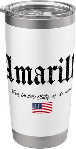 Vista 8 de Amarillo Gothic Design - Vaso aislado de acero inoxidable