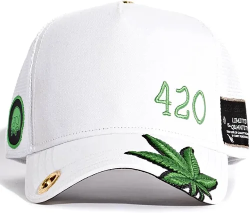 Vista 3 de Red Monkey The Grow RM1417 Edición Limitada Gorra unisex de malla para camionero 2