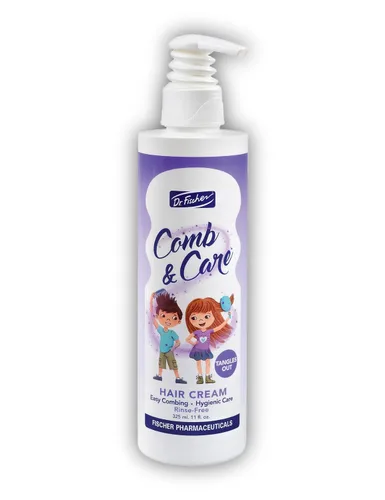 Vista 10 de Dr. Fischer Desenredante para el cabello, crema sin enjuague para niños, rico en aceite de romero y vitamina B5. Para un cabello fácil de peinar, 22