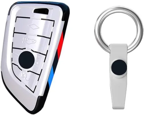 Vista 9 de Smart Remote Key Case Funda protectora para BMW 2 5 6 7 X1 X2 X3 X5 X6 Series con llavero