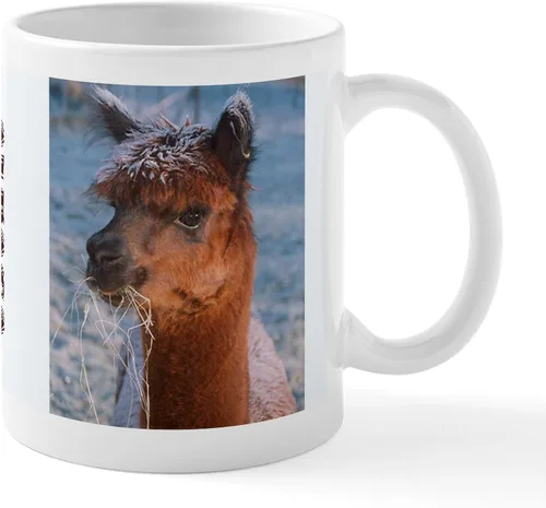Vista 23 de CafePress A Special Alpaca Moment - Taza de café de cerámica (11.0 fl oz)