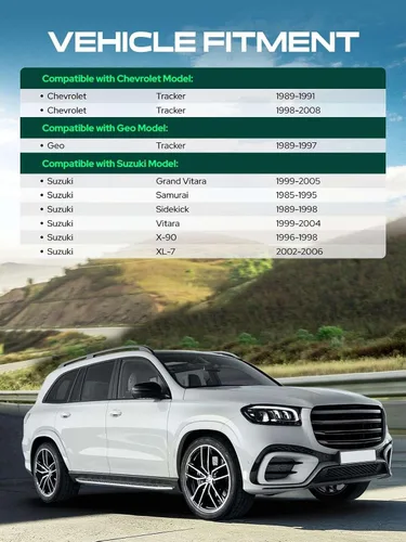 Vista 3 de YHTAUTO Espaciadores de rueda de 5 x 5.5 de 2 pulgadas compatibles con Chevrolet, modelos Suzuki, Tracker, Geo Tracker, espaciadores de neumáticos