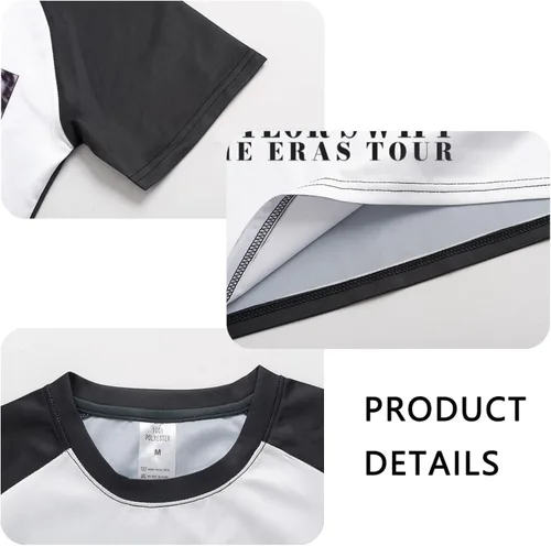 Vista 4 de Taylor ERAS Tour Swift 1989 - Camiseta de manga corta suave para mujer, camiseta de música casual, regalo creativo para fans