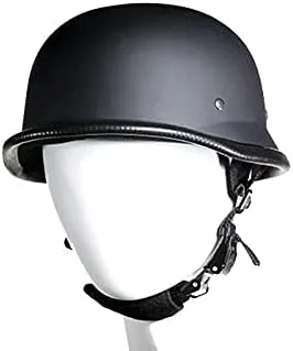 Vista 3 de Gorra alemana novedosa con diseño de calavera gorra básica plana negra alemana con correa ajustable para la barbilla