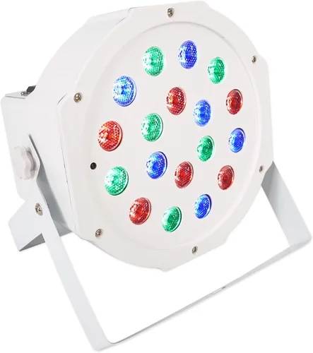 Vista 3 de (3) Rockville Battery PAR 50 Blanco Recargable LED DMX DJ Wash Up Lights+Bag