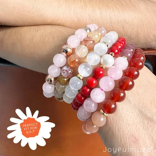 Vista 23 de Premium Handmade Crystal Healing, Gemstone Beaded Gift For Men Women