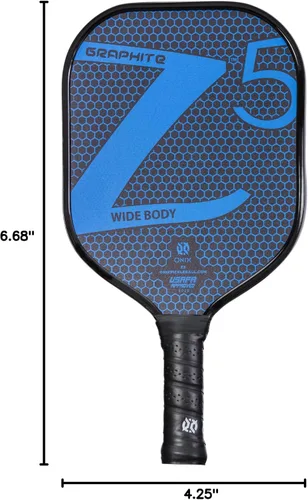 Vista 8 de ONIX Graphite Z5 Pickleball Paddle & Pure 2 bolas de pickleball para exteriores (paquete de 6) específicamente diseñadas y optimizadas