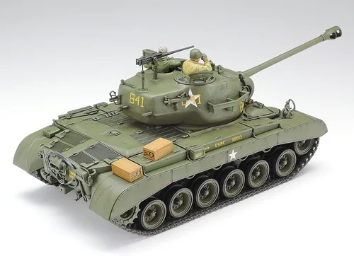 Vista 4 de Tamiya 35254 1/35 US Medium Tank M26 Pershing Kit de modelo de plástico