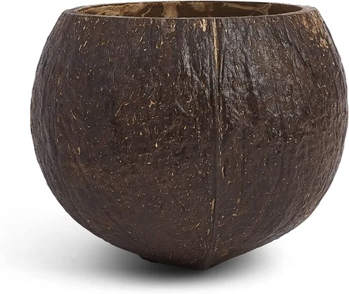 Vista 4 de Vela perfumada de cáscara de coco de soja, vela perfumada con mecha de madera, hecha con cáscaras de coco reales (lima de coco)