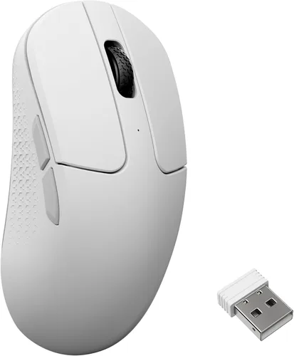 Vista 12 de Keychron M3 Mini 8K Ratón inalámbrico Bluetooth 5.3/2.4 GHz/Ratón óptico con cable, ultraligero de 55g programable con sensor PixArt 3950 hasta