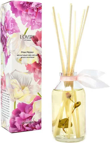 Vista 24 de Set de difusor de cañas, difusor de aceite perfumado con aroma a ámbar romántico y varillas, accesorios de fragancia para el hogar para decorar