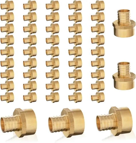 Vista 8 de 2 piezas EFIELD 3/4 pulgadas PEX Fitting, 3/4 pulgadas Pex hembra adaptador