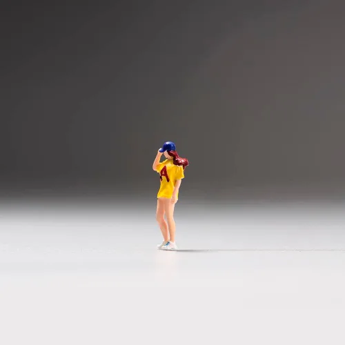 Vista 9 de Figuras en miniatura a escala 1:64, figura de acción de diorama, gente pequeña, accesorios de escena de resina, muñequeras, figuras de miniaturas