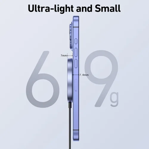 Vista 3 de BENFEI Cargador Inalámbrico Magnético de 15W Compatible con Cargador MagSafe/iPhone 16/16 Pro/16 Plus/16 Pro Max/iPhone 15 Pro Max Plus/iPhone 14 13