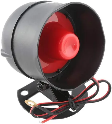 Vista 2 de EASYGUARD SC6T - Altavoz de alarma de repuesto universal de 6 tonos compatible con alarma de coche DC12V 15W 120DB