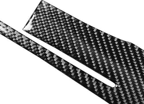 Vista 6 de Adhesivo de fibra de carbono suave de fibra de carbono para puerta interior de automóvil, botón de elevación, cubierta del interruptor, accesorios