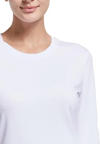 Vista 3 de BALEAF Women's Long Sleeve Running Shirts Workout Tops Athletic Active Quick Dry Soft Lightweight