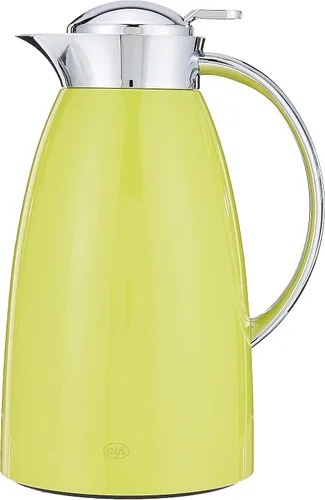 Vista 9 de Alfi Gusto AG1900RD2 - Jarra dispensadora térmica de metal lacado al vacío de vidrio de 1,0 L, color rojo, talla única