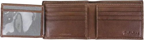 Vista 16 de Timberland Men's Leather Passcase Bifold Wallet Hybrid