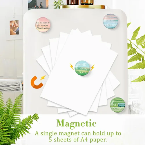 Vista 6 de MORCART 16 piezas de imanes inspiradores para nevera, imanes decorativos con citas motivacionales para casillero, pizarra blanca, gabinete, oficina