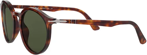 Vista 3 de Persol PO3214S - Gafas de sol redondas, HavanaVerde
