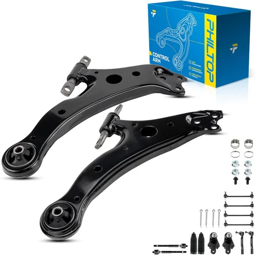 Vista 72 de PHILTOP 6 piezas de brazo de control delantero inferior con barra estabilizadora de rótula para Nissan Rogue 2014-2020 Rogue Sport 2017-2022 Qashqai