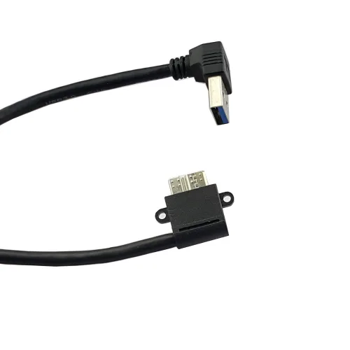 Vista 2 de Seadream Paquete de 2 adaptadores USB 3.0 A macho a micro B macho en ángulo