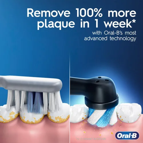 Vista 2 de Oral-B iO Series 4 Cepillo de dientes eléctrico con (1) cabezal de cepillo, recargable, negro