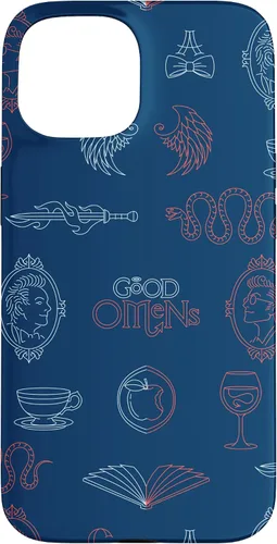 Vista 6 de iPhone 16 Good Omens - Funda Símbolos
