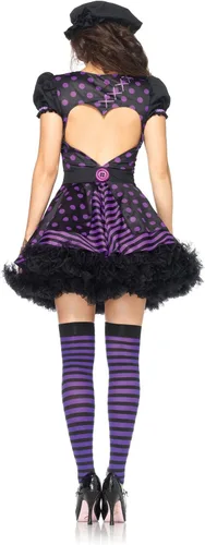 Vista 2 de Leg Avenue Disfraz de Dollie oscuro para mujer