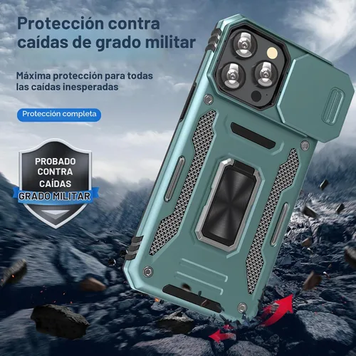 Vista 5 de Alpine - Funda para iPhone 15 Pro con funda para cámara Verde alpino