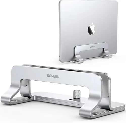 Vista 10 de UGREEN Soporte vertical para laptop para escritorio compatible con MacBook Pro, MacBook Air, soporte vertical de aluminio ajustable para portátiles