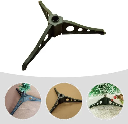 Vista 4 de Sewroro Base de árbol de Navidad artificial Soporte de árbol de Navidad Soporte de repuesto de árbol artificial Base de plástico Suministros