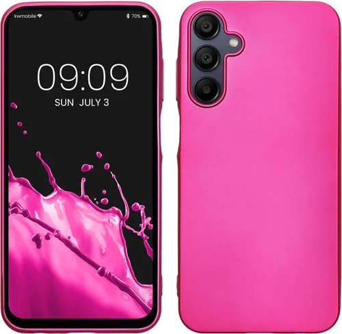 Vista 39 de kwmobile Funda compatible con Samsung Galaxy A12 - Funda protectora de silicona TPU suave y delgada - Azul Báltico