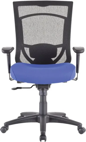 Vista 10 de Tempur-Pedic Silla de oficina de tela con respaldo de malla - Negro y gris ágata