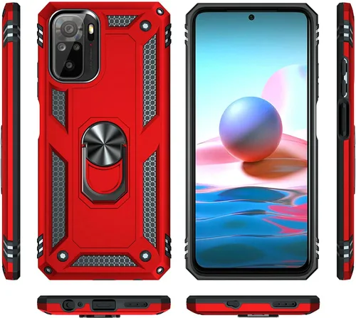 Vista 7 de Jielangxin Keji Funda para Xiaomi Redmi Note 10 4G, con soporte giratorio para Xiaomi Redmi Note 10S M2101K7BG/Redmi Note 10 4G M2101K7AG M2101K7AI