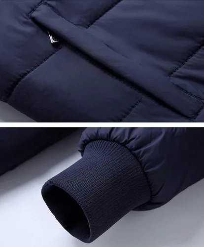 Vista 5 de DBM - Chaqueta de plumón con capucha desmontable para hombre