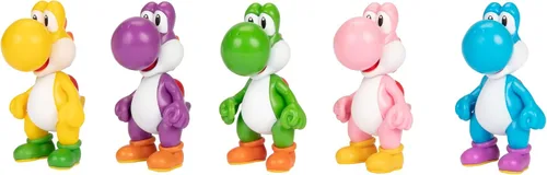 Vista 7 de Nintendo Yoshi Figurines Set de 5 2.6in