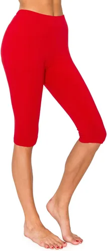 Vista 77 de Leggings Depot NCL27 pantalones capri para yoga de algodón premium suave Negro
