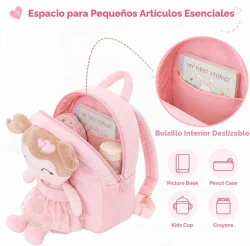 Vista 6 de Gloveleya Kids Backpack Toddler Girls Backpacks