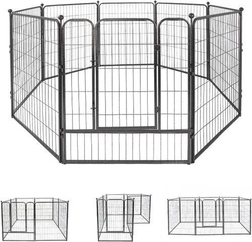 Vista 11 de Fencer Wire Valla decorativa de alambre, decoración de paneles, hierro resistente para paisaje, patio, cama de flores, sección de borde de barrera