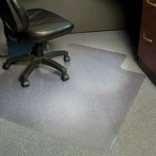 Vista 7 de Alfombras para sillas de pelo bajo, 45 x 53 pulgadas con borde, vinilo transparente