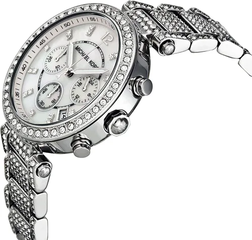Vista 2 de Michael Kors Silver-tone Glitz Parker Reloj de la mujer