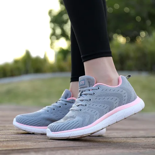 Vista 9 de STQ Tenis para mujer, ligeros y cómodos, para caminar, atléticos, de moda, para entrenamiento, gimnasio, cross training