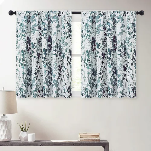 Vista 13 de Cortinas Kgorge opacas, diseño de damasco