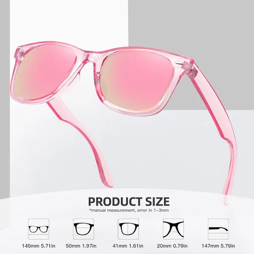 Vista 72 de MEETSUN Polarized Sunglasses for Women Men Classic Retro Square Frame Driving Sun Glasses UV Protection