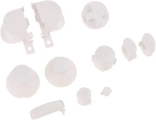 Vista 3 de ABXYZ Botones + Palanca de Pulgada D-pad Triggers Botones Completos Mod Set para Nintendo NGC Gamecube Controller Color Blanco