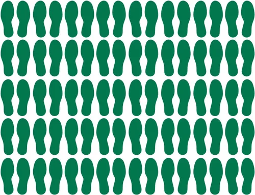Vista 96 de LiteMark Calcomanías de vinilo para piso, calcomanías de línea para suelo de aula, oficinas, bailes, eventos, marcadores de puntos duraderos con Azul