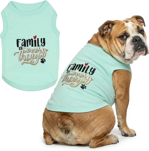 Vista 22 de Parisian Pet - Camiseta para perros y gatos, con texto en inglés Daddy's Girl, 2XS